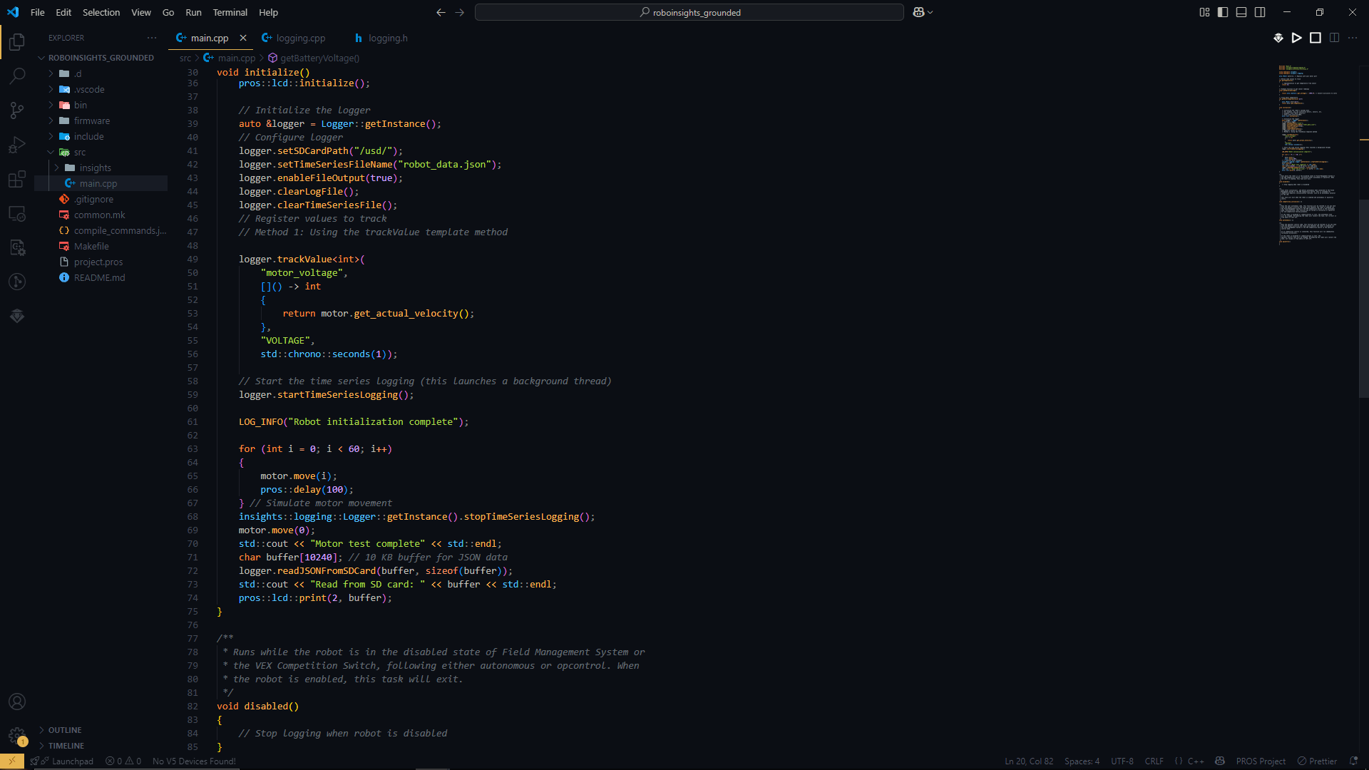 roboinsights screenshot